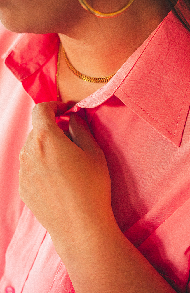 La routine - La chemise rose