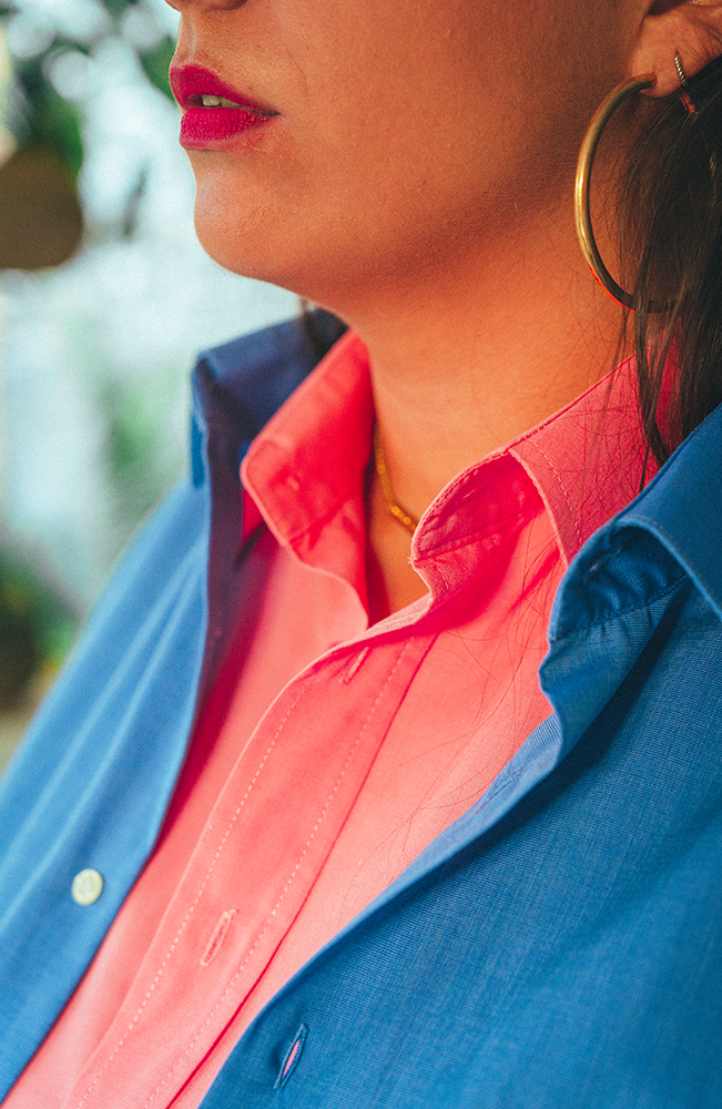 La routine - La chemise bleuet