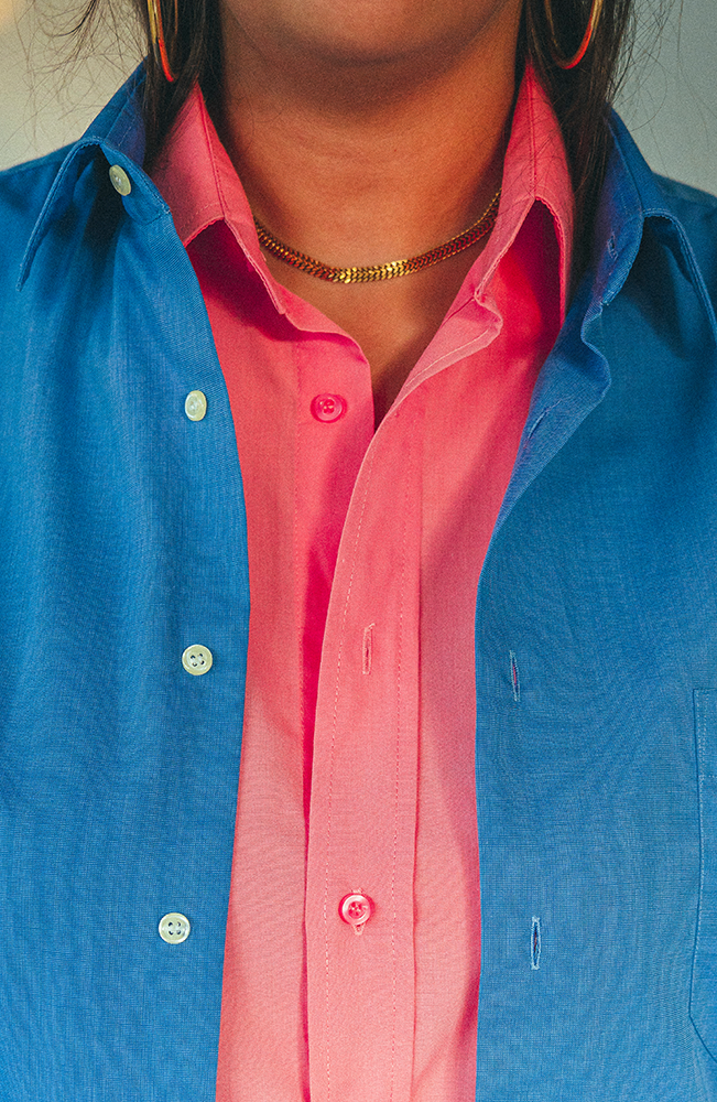 La routine - La chemise bleuet