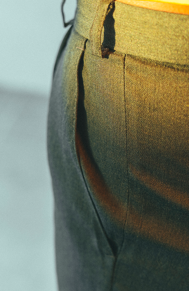 La routine - Le pantalon vert sapin