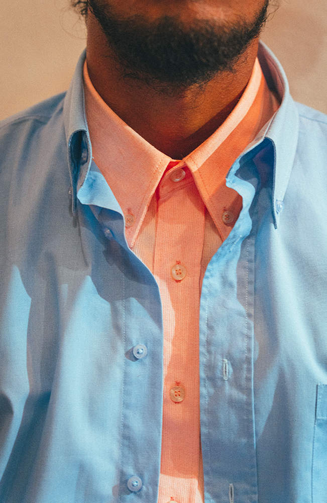 La routine - La chemise bleu ciel