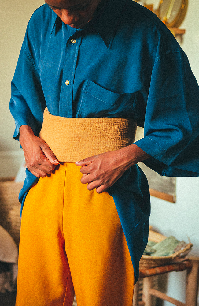 La routine - Le pantalon safran